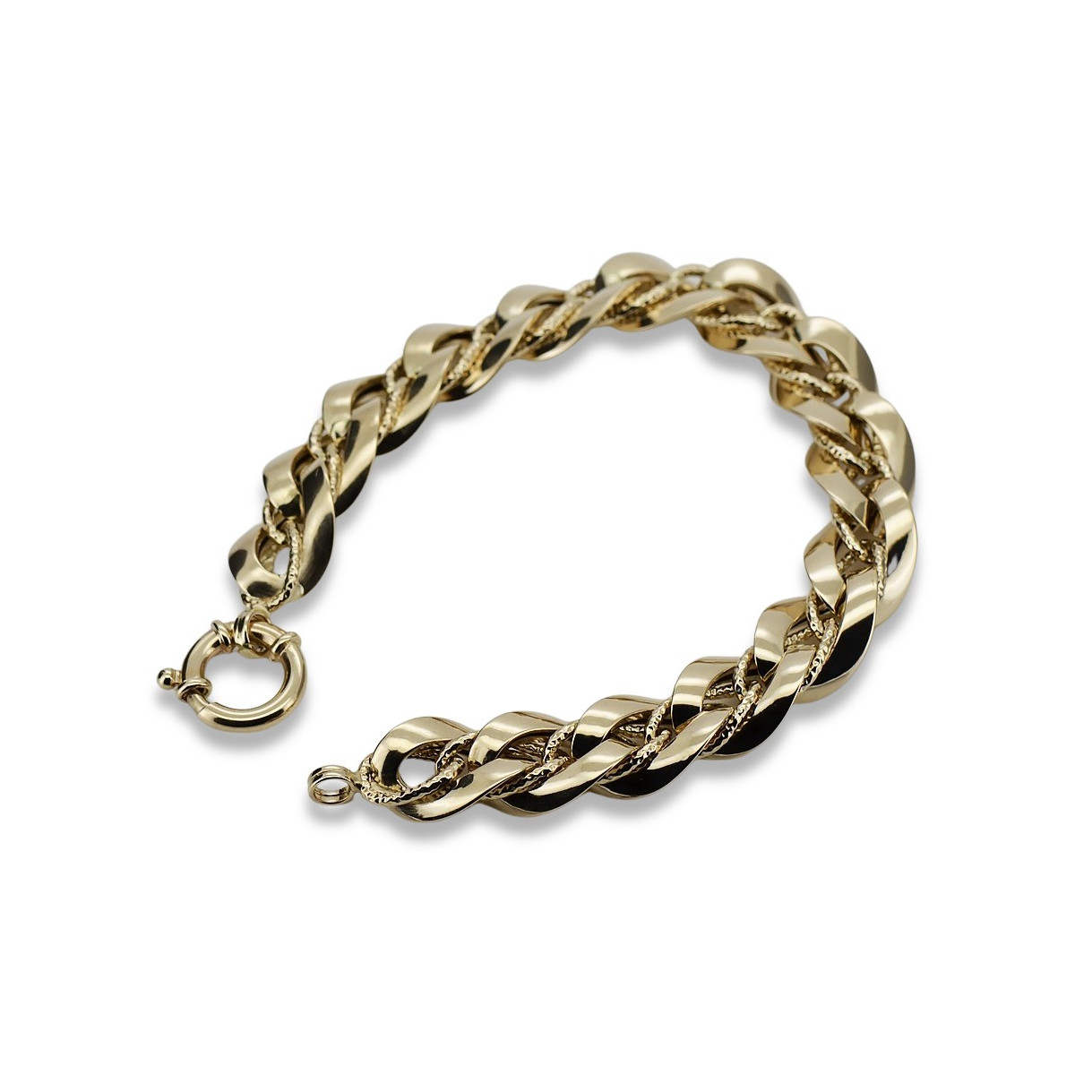 Bracelet ★ en or rose jaune russiangold.com ★ Or 585 333 Prix bas