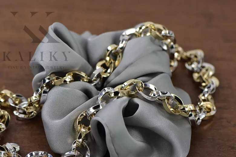 Yellow rose gold chain ★ russiangold.com ★ Gold 585 333 Low price