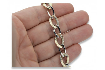 14K Yellow White Gold Necklace Chain, Elegant and Timeless cfc025yw