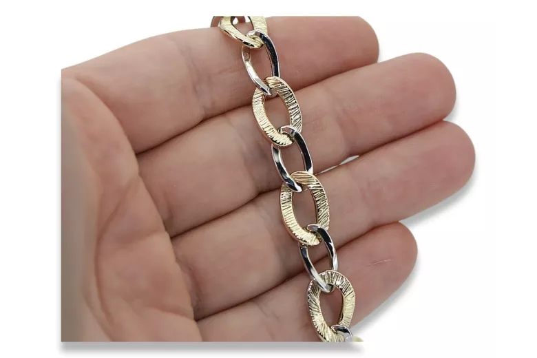 Yellow rose gold chain ★ russiangold.com ★ Gold 585 333 Low price