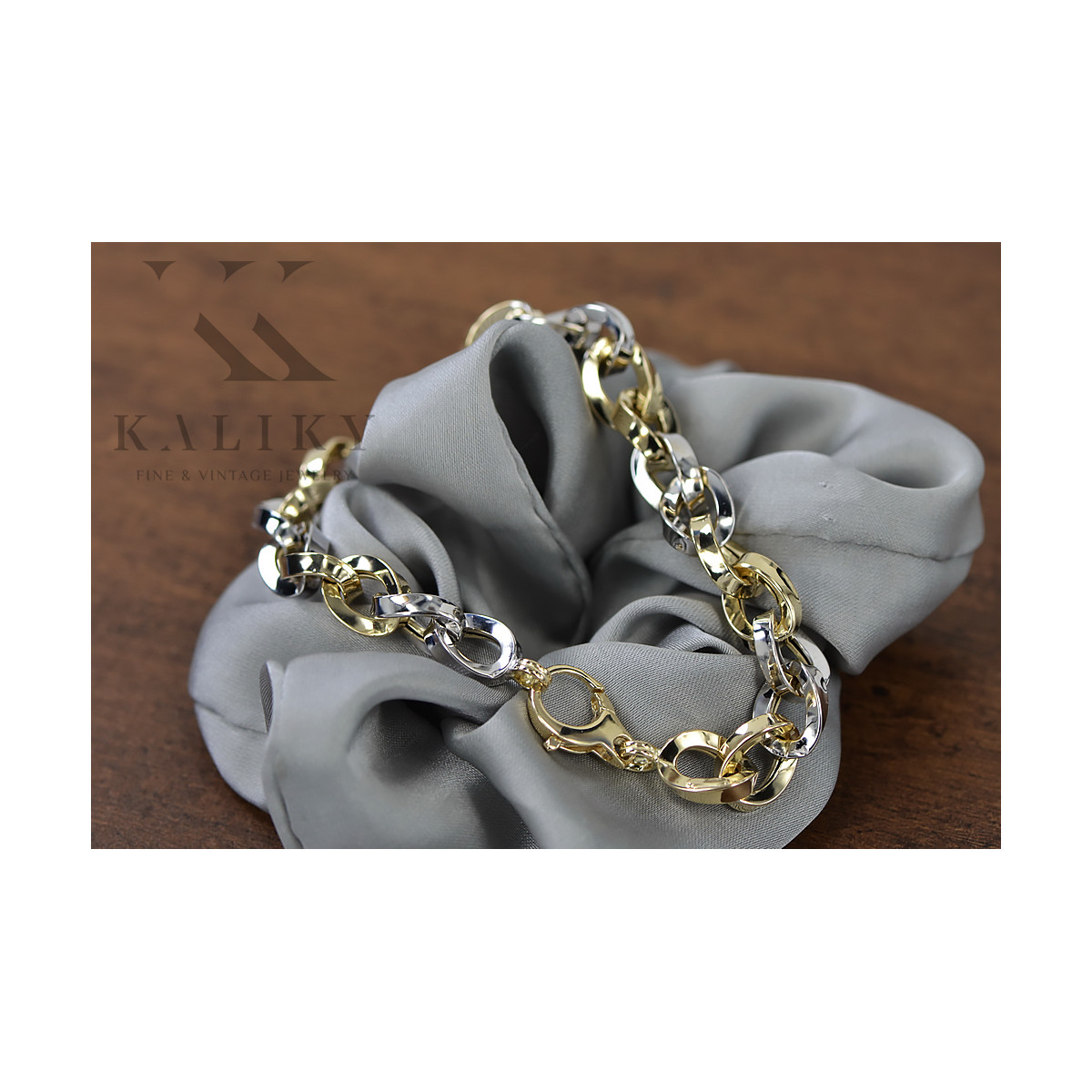 Bracelet ★ en or rose jaune russiangold.com ★ Or 585 333 Prix bas