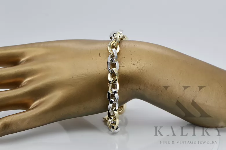 Bracelet ★ en or rose jaune russiangold.com ★ Or 585 333 Prix bas