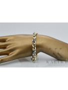 Yellow rose gold bracelet ★ russiangold.com ★ Gold 585 333 Low price