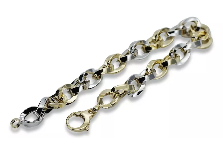 Bracelet ★ en or rose jaune russiangold.com ★ Or 585 333 Prix bas