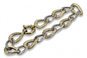 Bransoletka z żółtego 14k złota ★ zlotychlopak.pl ★ Złoto 585 333 Tanio