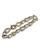 Yellow rose gold bracelet ★ russiangold.com ★ Gold 585 333 Low price