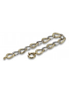 Yellow rose gold bracelet ★ russiangold.com ★ Gold 585 333 Low price