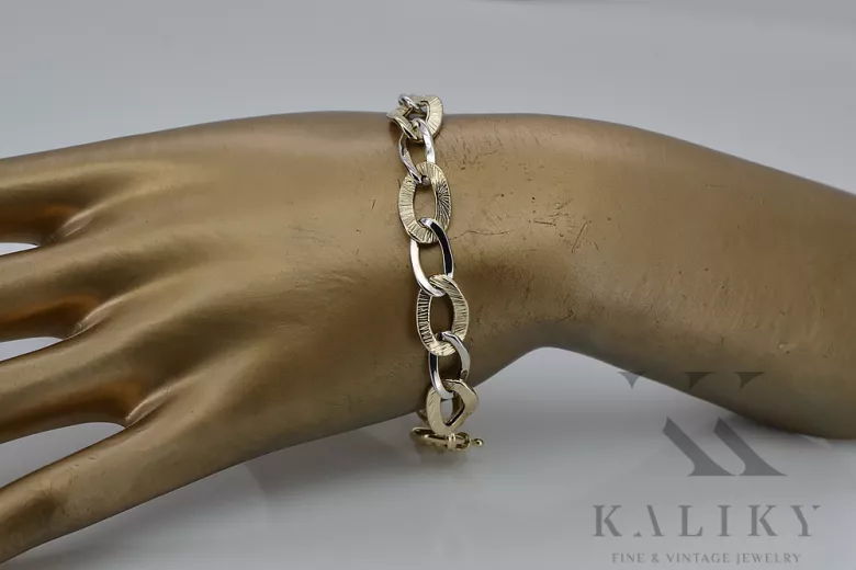 Yellow rose gold bracelet ★ russiangold.com ★ Gold 585 333 Low price