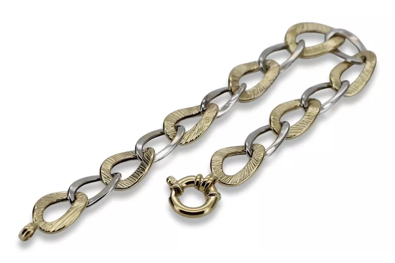 Yellow rose gold bracelet ★ russiangold.com ★ Gold 585 333 Low price