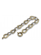 Yellow rose gold bracelet ★ russiangold.com ★ Gold 585 333 Low price