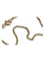 Yellow rose gold chain ★ russiangold.com ★ Gold 585 333 Low price