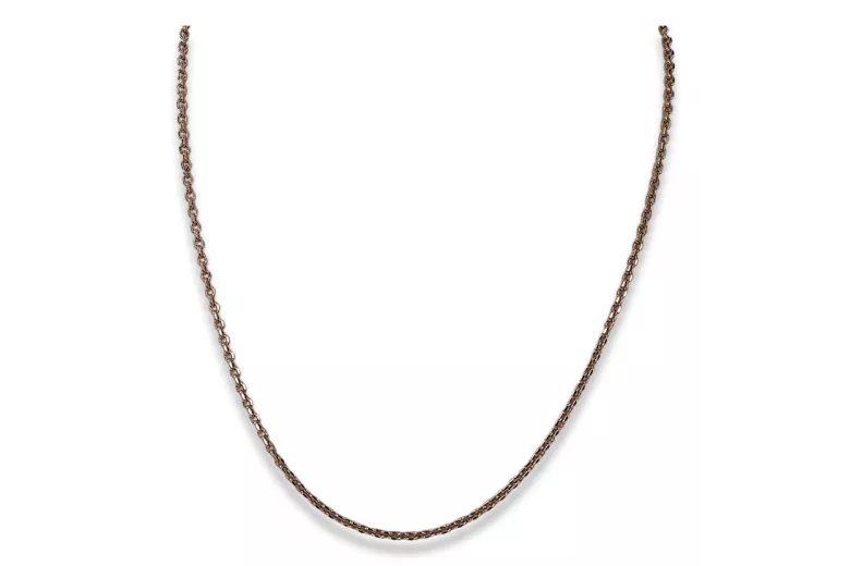 Yellow rose gold chain ★ russiangold.com ★ Gold 585 333 Low price