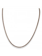 Yellow rose gold chain ★ russiangold.com ★ Gold 585 333 Low price