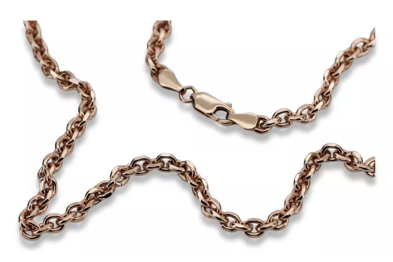 Yellow rose gold chain ★ russiangold.com ★ Gold 585 333 Low price