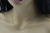 "Vintage Rose Gold Anchor Chain Necklace with Diamond Cut Detail" cc006r