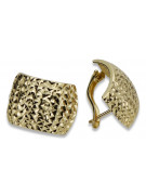 Gold earrings ★ russiangold.com ★ Gold sample 585 333 Low price!