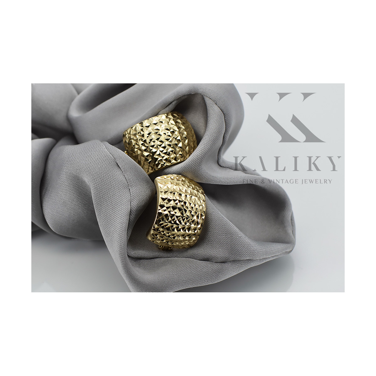 Boucles d’oreilles en or russiangold.com ★ Échantillon d’or ★ 585 333 Prix bas!