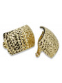 Gold earrings ★ russiangold.com ★ Gold sample 585 333 Low price!