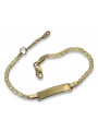 Gelb Roségold Armband ★ russiangold.com ★ Gold 585 333 Niedriger Preis