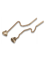 Boucles d’oreilles en or zlotychlopak.pl ★ Échantillon d’or ★ 585 333 Prix bas!
