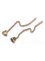 Boucles d’oreilles en or zlotychlopak.pl ★ Échantillon d’or ★ 585 333 Prix bas!