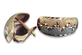 Pendientes de oro zlotychlopak.pl Muestra de ★ oro 585 333 ¡★ Precio bajo!