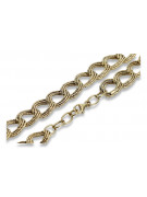 Yellow rose gold chain ★ russiangold.com ★ Gold 585 333 Low price