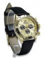 Reloj de oro para hombre Geneve ★ zlotychlopak.pl ★ Pureza de oro 585 333 Precio bajo!