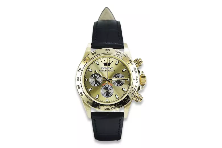 Montre homme en or Genève ★ zlotychlopak.pl ★ Pureté de l’or 585 333 Prix bas!