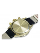 Gold men's watch Geneve ★ zlotychlopak.pl ★ Gold purity 585 333 Low Price!