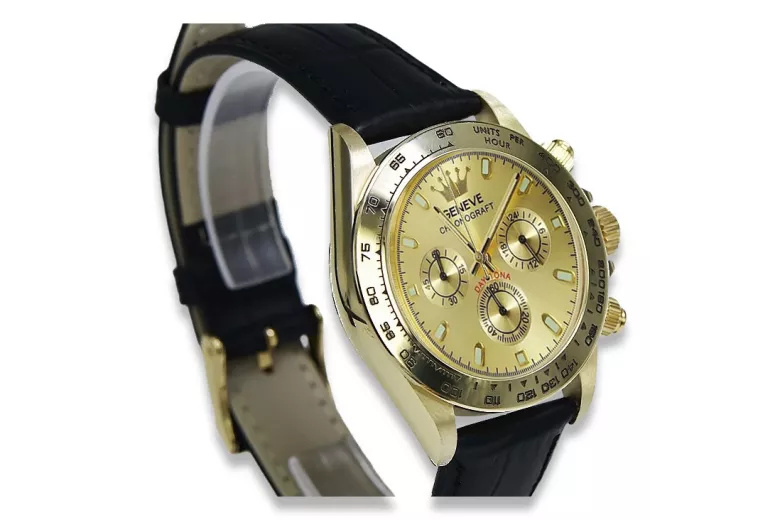 Montre homme en or Genève ★ zlotychlopak.pl ★ Pureté de l’or 585 333 Prix bas!