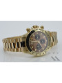 Reloj de oro para hombre Geneve ★ zlotychlopak.pl ★ Pureza de oro 585 333 Precio bajo!