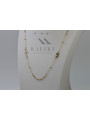 "Dolce Gabbana 14K Tri-Color Gold Rosary Chain" rcc002ywr