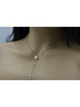 Italian 14K Tri-Color Gold Rosary Chain rcc003ywr