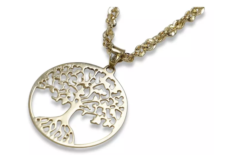 Pendentif ★ en or zlotychlopak.pl ★ Echantillon d’or 585 333 prix bas