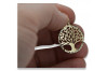 Pendentif Arbre Chanceux en Or Jaune 14 ct avec Pierres Précieuses cpn056y