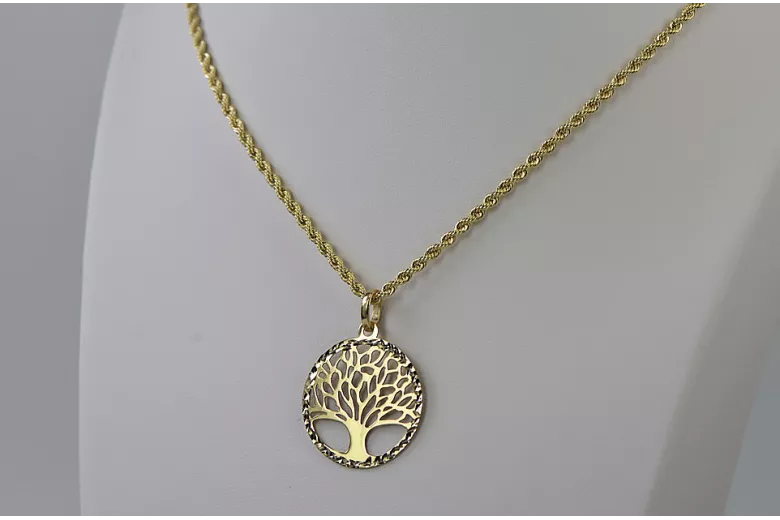 Gold pendant pendant ★ zlotychlopak.pl ★ Gold hallmark 585 333 low price