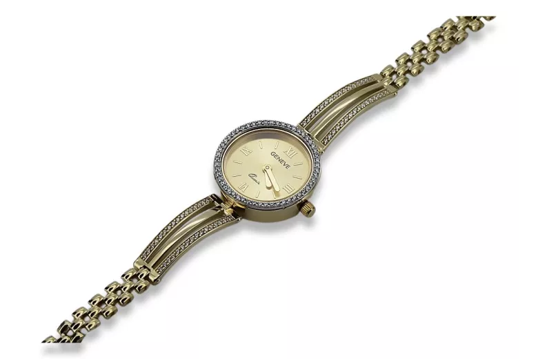 Gold ladies watch ★ zlotychlopak.pl ★ Gold purity 585 333 Low price!