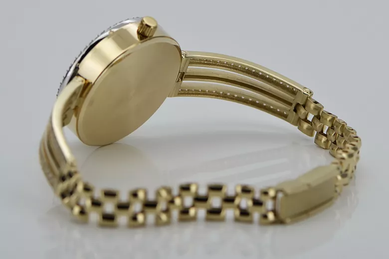 Gold ladies watch ★ zlotychlopak.pl ★ Gold purity 585 333 Low price!