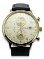 Montre homme en or jaune 14 carats Geneve mw005y