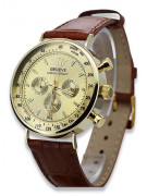 Reloj de Geneve para hombre en Oro Amarillo de 14 quilates mw012y-y