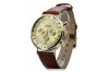 Reloj de Geneve para hombre en Oro Amarillo de 14 quilates mw012y-y