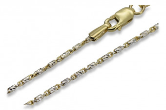 Chaîne ★ en or rose jaune russiangold.com ★ Or 585 333 Prix bas