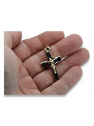 Golden Catholic Cross ★ russiangold.com ★ Gold 585 333 Low price