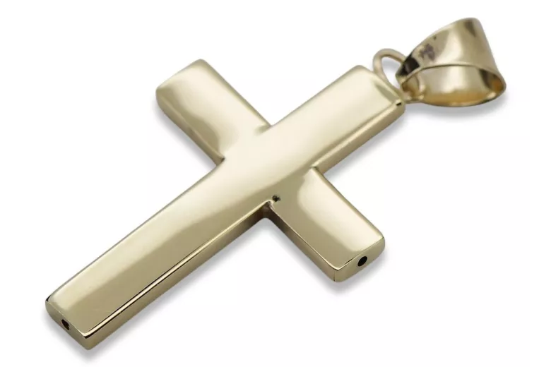 Golden Catholic Cross ★ russiangold.com ★ Gold 585 333 Low price