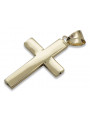 Cruz ★ Católica de Oro russiangold.com ★ Oro 585 333 Precio bajo