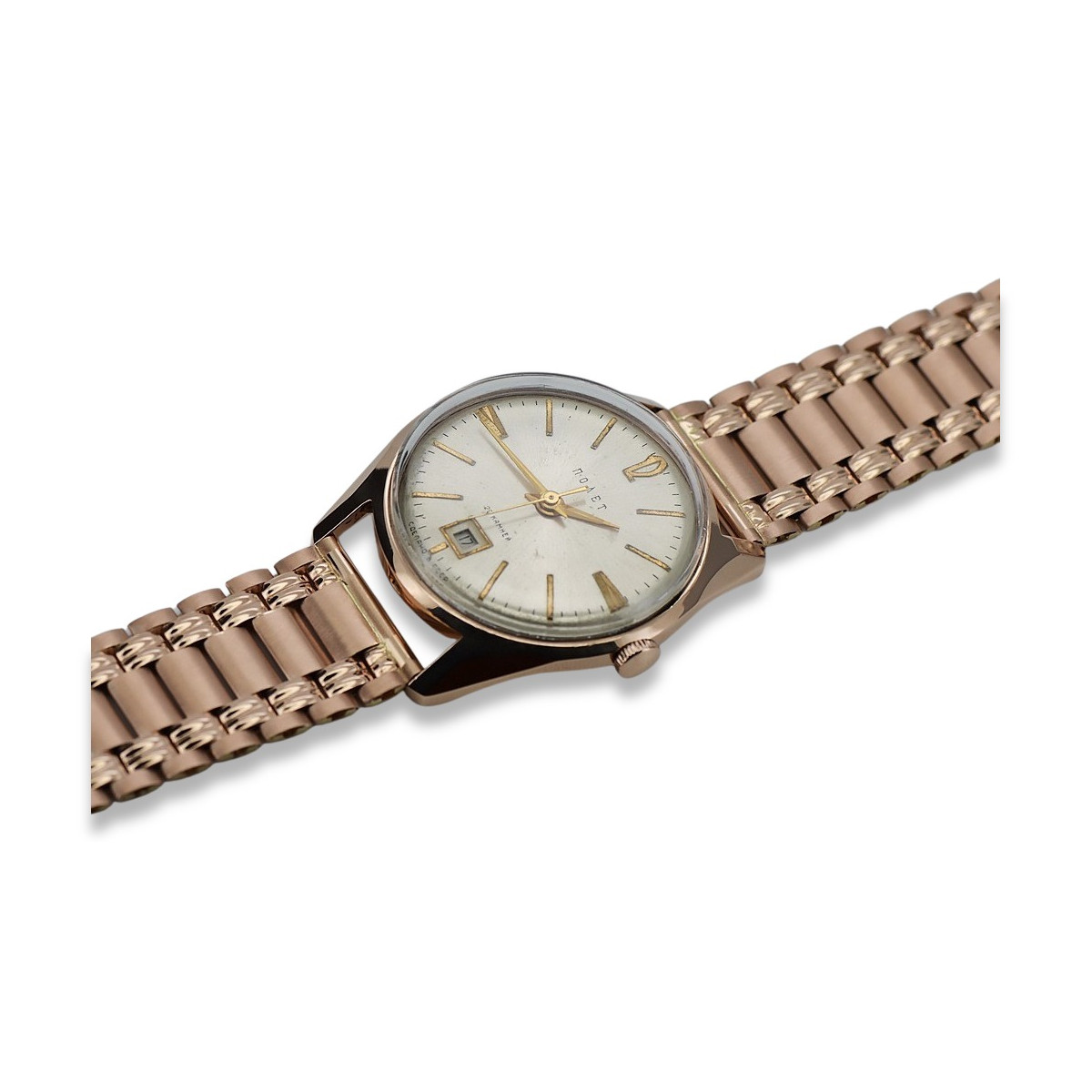 Reloj de Hombre Vintage Rosa en Oro 14k 585 vw004r&mbw009r