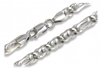 Bracelet en or blanc italien 14 carats avec pierres précieuses variées cb093yw