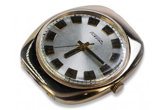 Zegarek męski Vintage 14k z różowego złota Oryginalny wyrób vw002