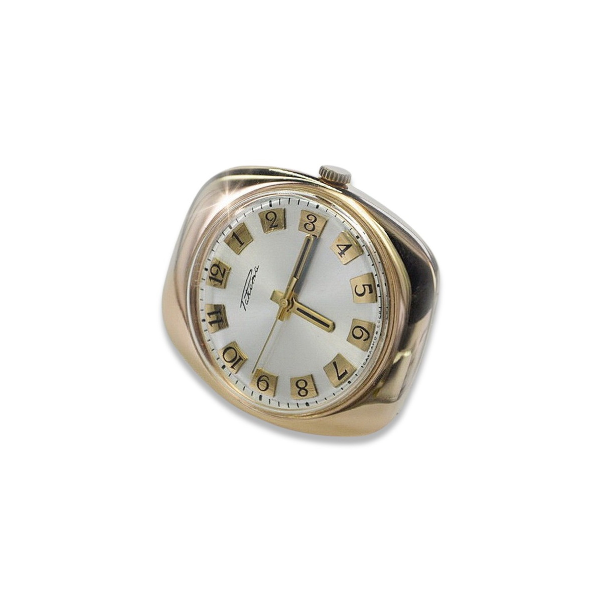 Оригинално ретро 14k розово злато Vintage Rose за мъже Raketa vw002